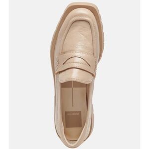 Dolce Vita Leather Elias Loafers Flats beige size 9 new